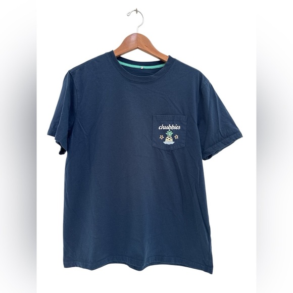 chubbies The Taco Bout It Men's Tee Shirt Blue - Picture 2 of 5